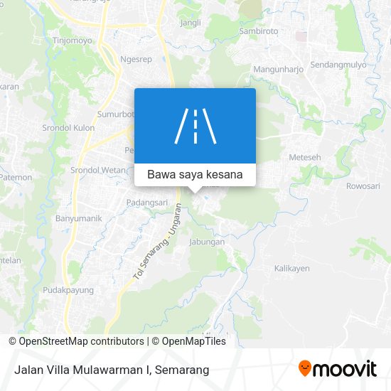 Peta Jalan Villa Mulawarman I