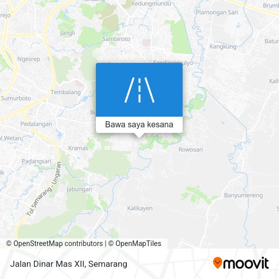 Peta Jalan Dinar Mas XII