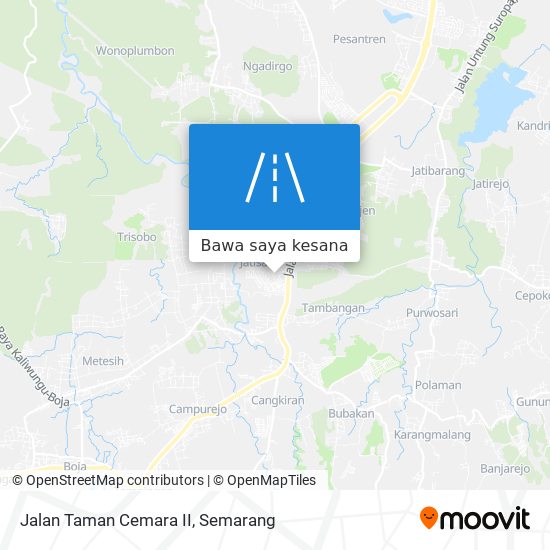 Peta Jalan Taman Cemara II