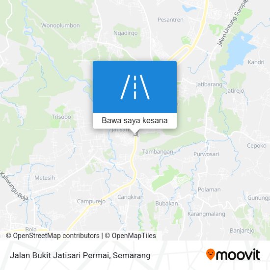 Peta Jalan Bukit Jatisari Permai