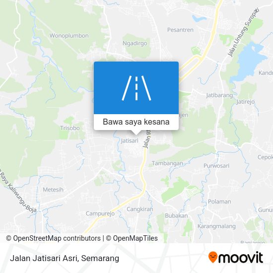 Peta Jalan Jatisari Asri