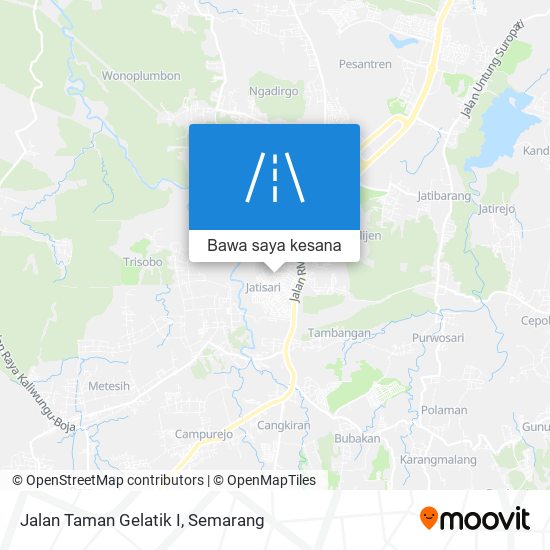 Peta Jalan Taman Gelatik I