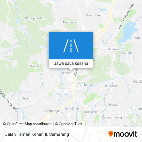 Peta Jalan Taman Kenari II