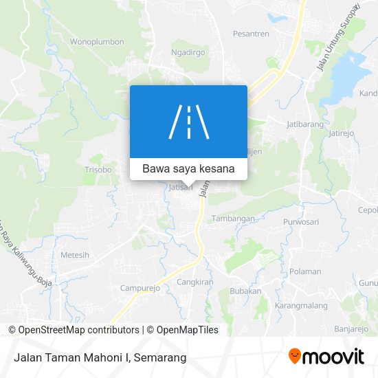 Peta Jalan Taman Mahoni I