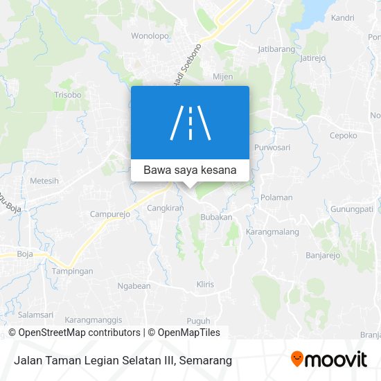 Peta Jalan Taman Legian Selatan III