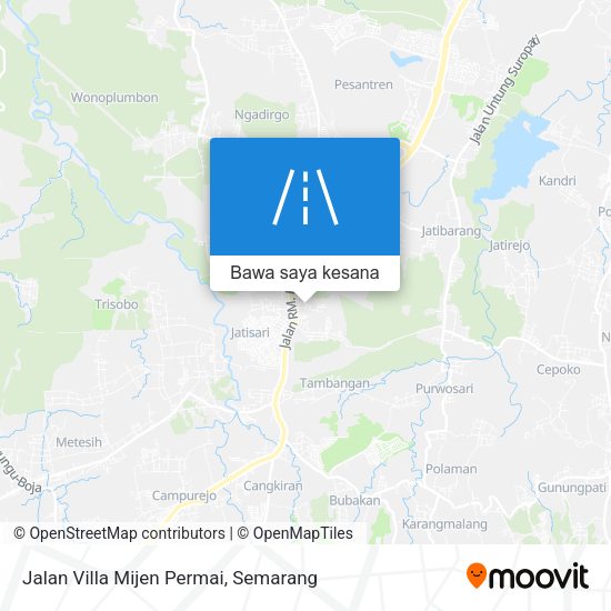 Peta Jalan Villa Mijen Permai