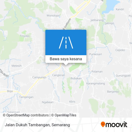 Peta Jalan Dukuh Tambangan