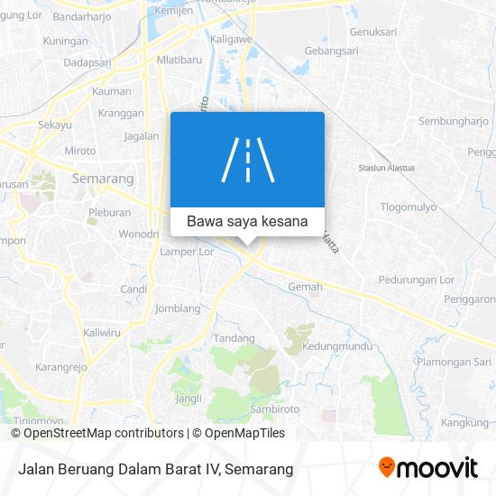 Peta Jalan Beruang Dalam Barat IV