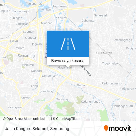 Peta Jalan Kanguru Selatan I