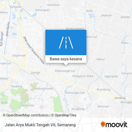 Peta Jalan Arya Mukti Tengah VII