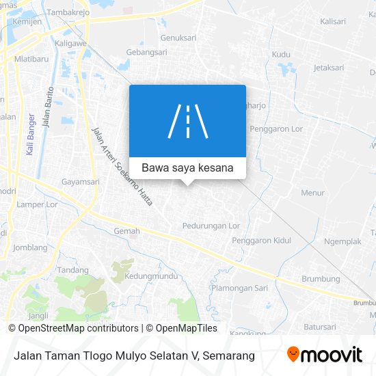 Peta Jalan Taman Tlogo Mulyo Selatan V