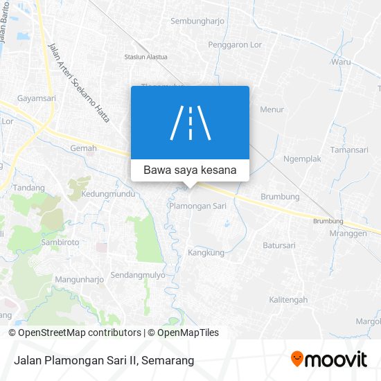 Peta Jalan Plamongan Sari II