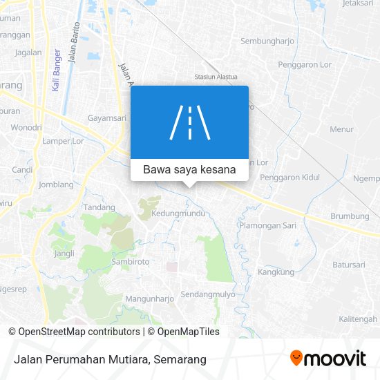 Peta Jalan Perumahan Mutiara