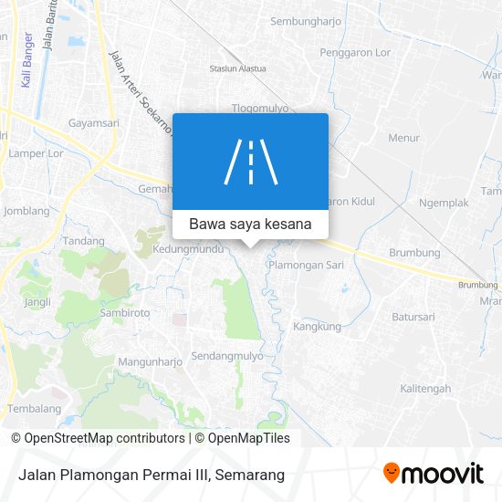 Peta Jalan Plamongan Permai III