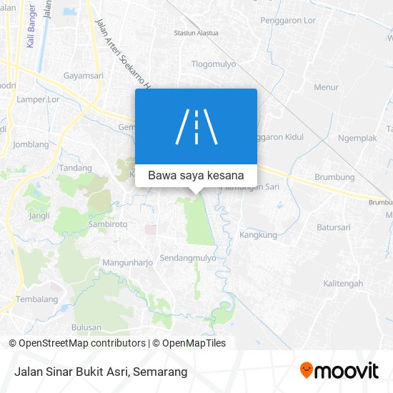 Peta Jalan Sinar Bukit Asri