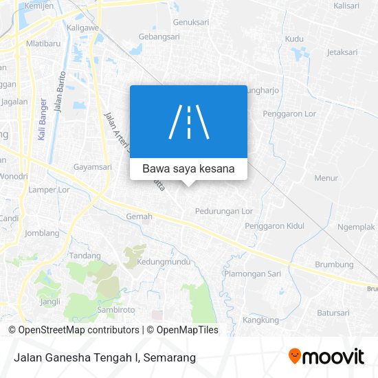 Peta Jalan Ganesha Tengah I