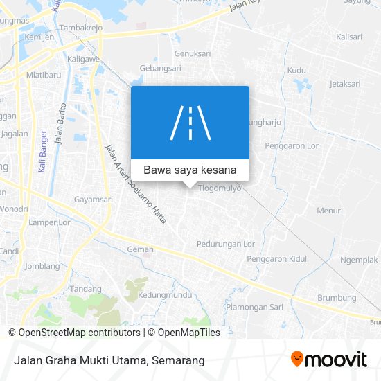Peta Jalan Graha Mukti Utama