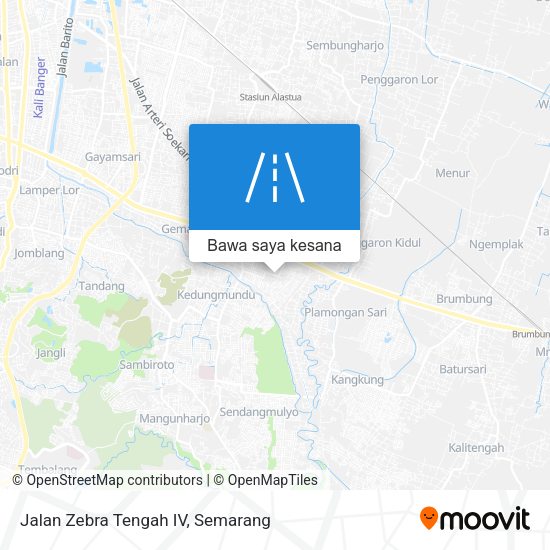 Peta Jalan Zebra Tengah IV