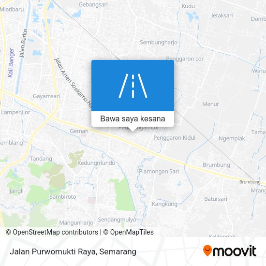 Peta Jalan Purwomukti Raya