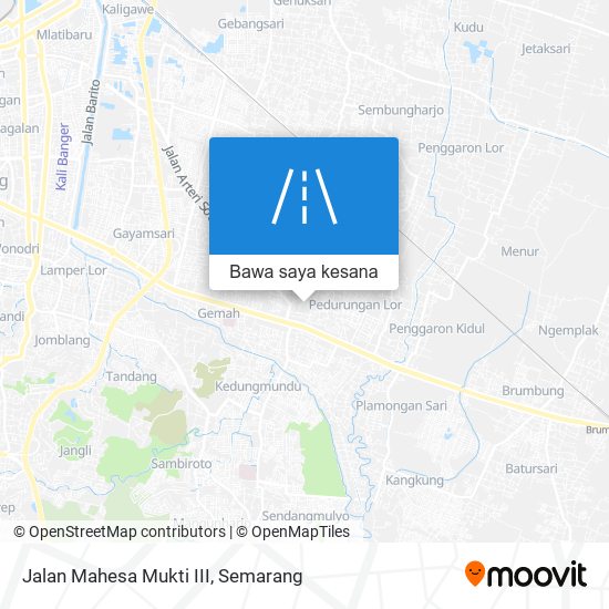 Peta Jalan Mahesa Mukti III