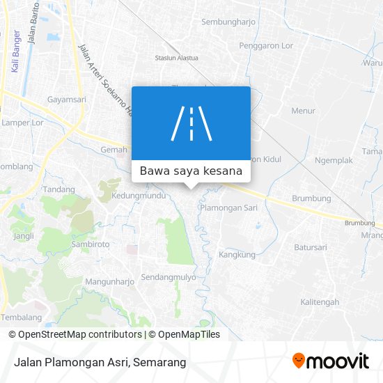 Peta Jalan Plamongan Asri