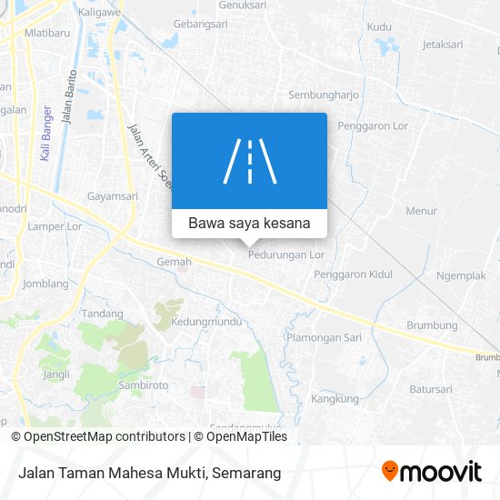 Peta Jalan Taman Mahesa Mukti