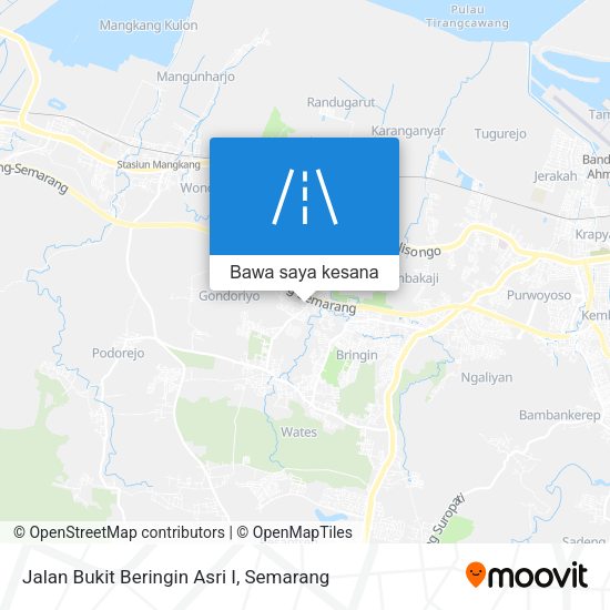 Peta Jalan Bukit Beringin Asri I