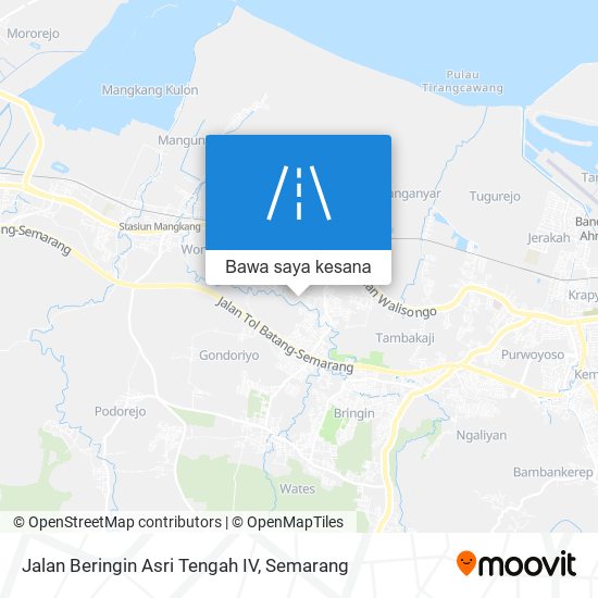 Peta Jalan Beringin Asri Tengah IV