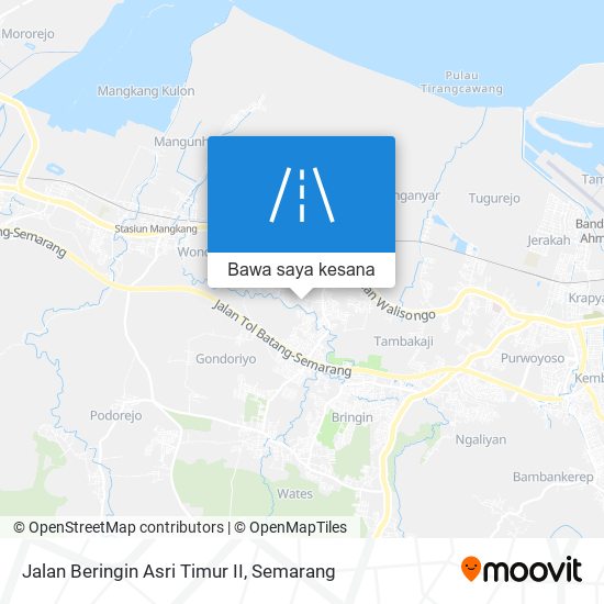 Peta Jalan Beringin Asri Timur II