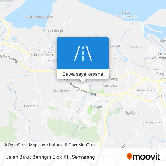 Peta Jalan Bukit Beringin Elok XII