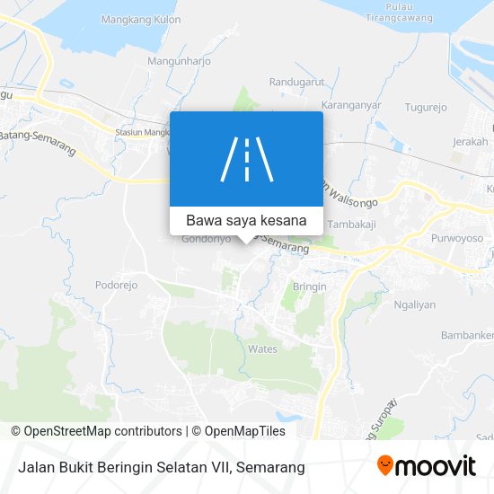Peta Jalan Bukit Beringin Selatan VII