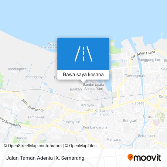 Peta Jalan Taman Adenia IX