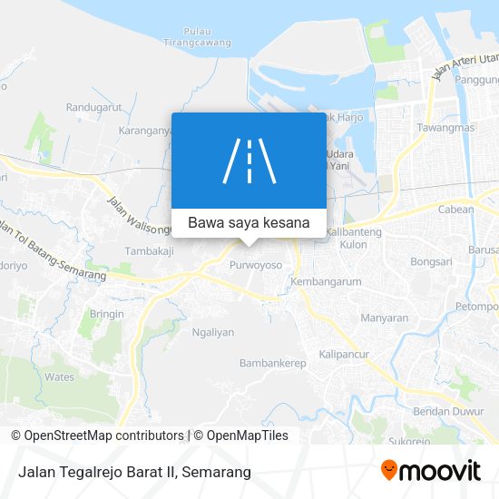 Peta Jalan Tegalrejo Barat II