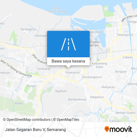 Peta Jalan Segaran Baru V
