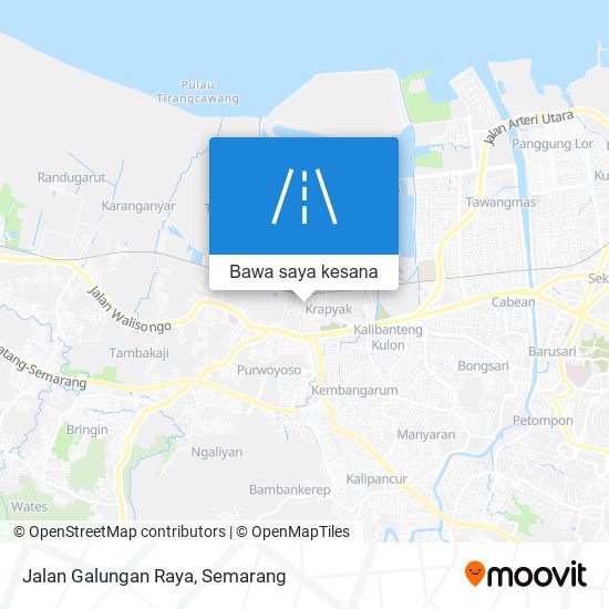 Peta Jalan Galungan Raya