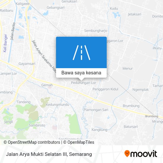 Peta Jalan Arya Mukti Selatan III