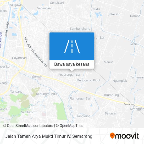 Peta Jalan Taman Arya Mukti Timur IV
