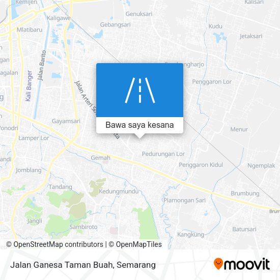 Peta Jalan Ganesa Taman Buah