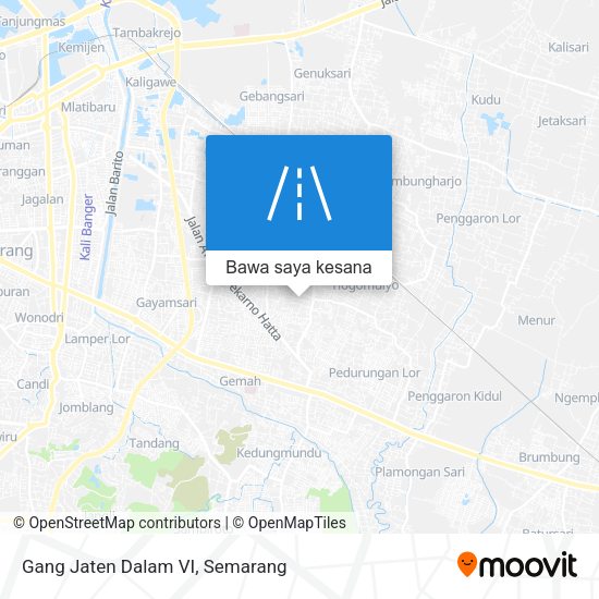 Peta Gang Jaten Dalam VI