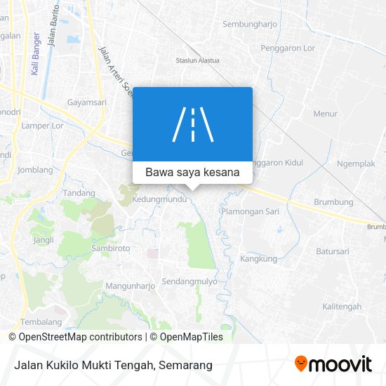 Peta Jalan Kukilo Mukti Tengah