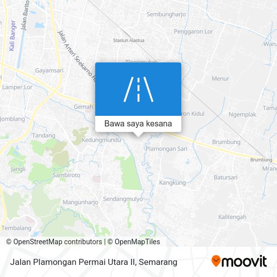 Peta Jalan Plamongan Permai Utara II