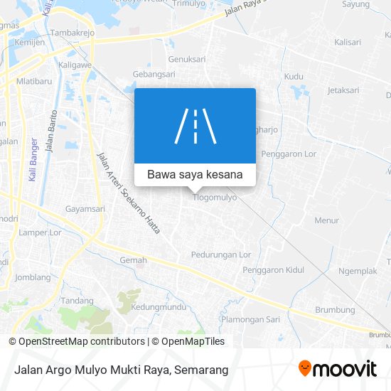 Peta Jalan Argo Mulyo Mukti Raya