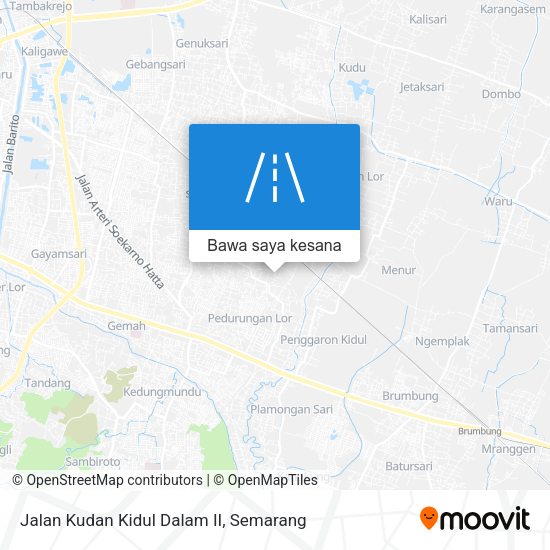 Peta Jalan Kudan Kidul Dalam II