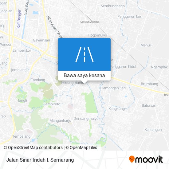 Peta Jalan Sinar Indah I