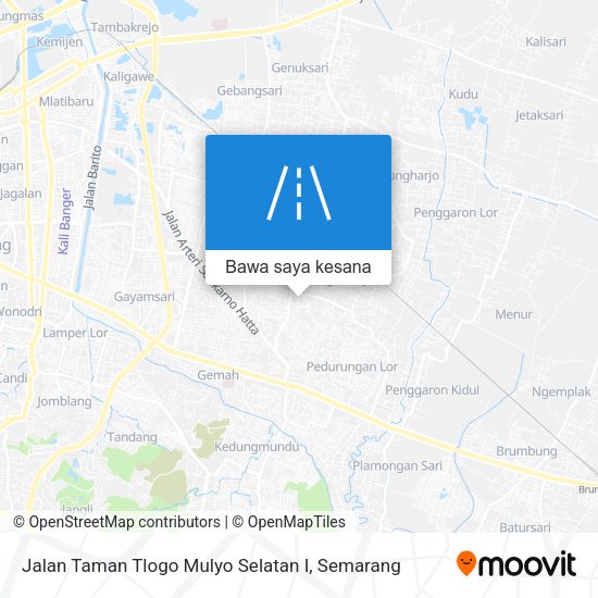 Peta Jalan Taman Tlogo Mulyo Selatan I