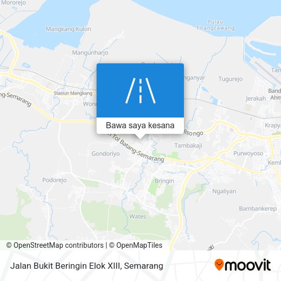 Peta Jalan Bukit Beringin Elok XIII