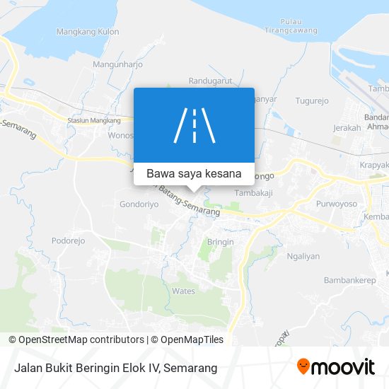 Peta Jalan Bukit Beringin Elok IV