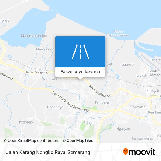 Peta Jalan Karang Nongko Raya