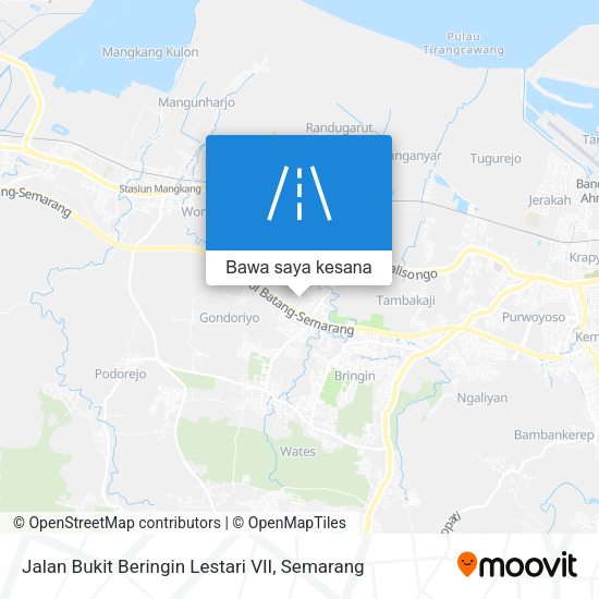 Peta Jalan Bukit Beringin Lestari VII