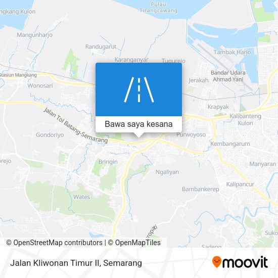 Peta Jalan Kliwonan Timur II